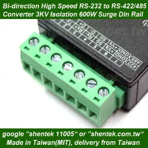 Bi-direstion Serial Com ports RS232 RS-232 to 