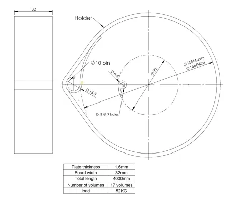Molas em espiral Nº de peça 5514929 para furadeira Burgmaster/Wilton Turret