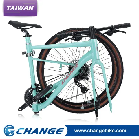 Folding Bike Frame GV-10G Lightweight Gravel Bike Frame, E-bike