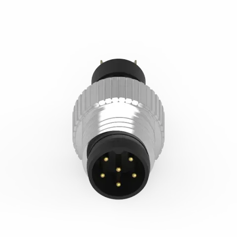 M8 公頭 6PIN 線端成型式防水連接器