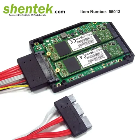 Shentek 2.5" 2 Slot B Key SATA Express Converter HDD