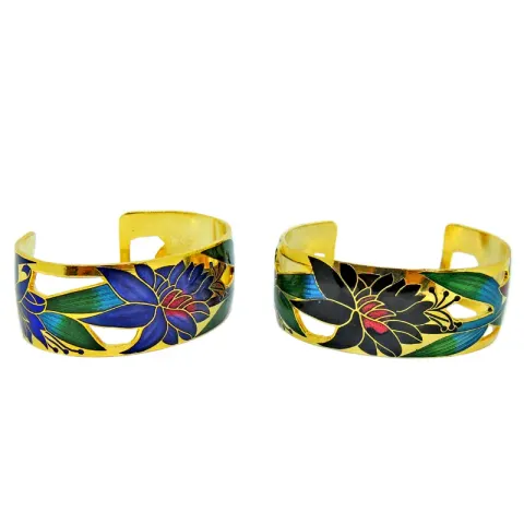 琺瑯手環，景泰藍金屬手環