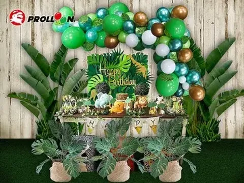 baby shower balloon garland