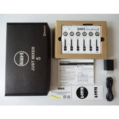 Maker hart 5 channel Stereo Just Mixer 5 with Bluetooth