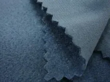 100% Recycled polyester velvet with soft hand feel and excellent pile for jacket