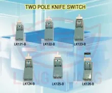 TWO POLE KNIFE SWITCH