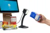 二維崁入式條碼掃描器,  有線二維條碼掃描器, 搭配腳架, FS5620M 變成 免持二維條碼掃描器