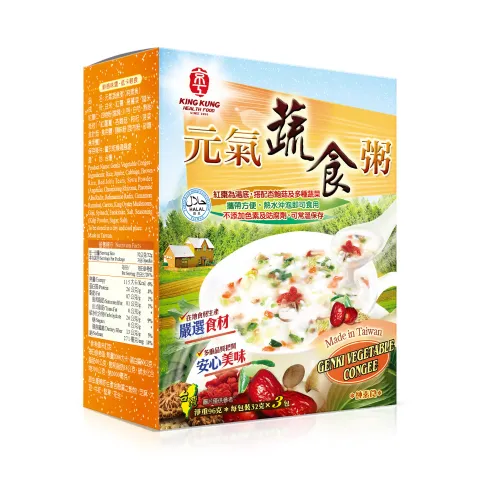 【京工】元氣蔬食粥 (32克x3入)