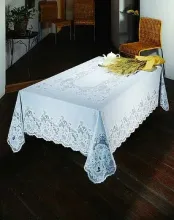 Fashionable Table Cloth, PVC Lace Table Cloth, Table Cloth, Vinyl Lace Table Cloth, PVC Embossed Table cloth, Lace Tablecloth, with lining table cloth