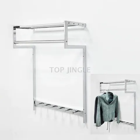 大型壁掛式5字型掛衣架
