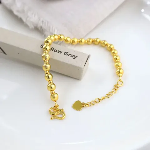 Luxe Harmony Gold-Plated S-Hook Bracelet | Taiwantrade
