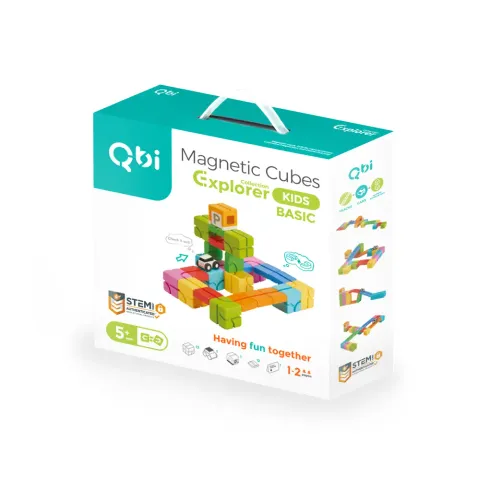 Qbi Magnetic Cubes Explorer - Kids' Basic Pack | Taiwantrade