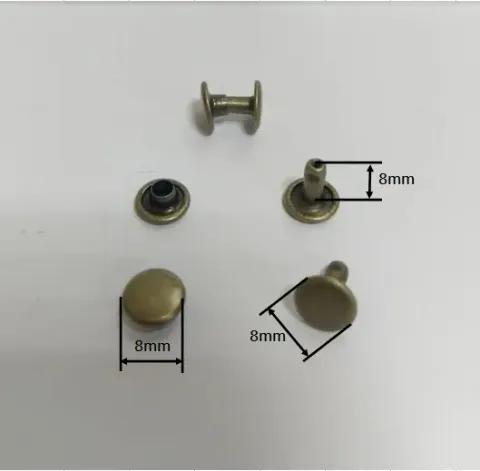 雙面 : 8mm面蓋+8x8mm面腳