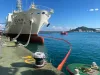 固體填充式攔油索