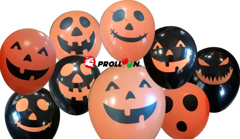 萬聖節氣球 南瓜氣球 印刷氣球
