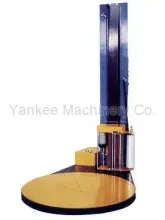 Dial-type pallet stretch film packaging machine