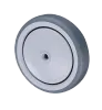 Silent TPR 6 inch Medical Fixed Caster Wheels