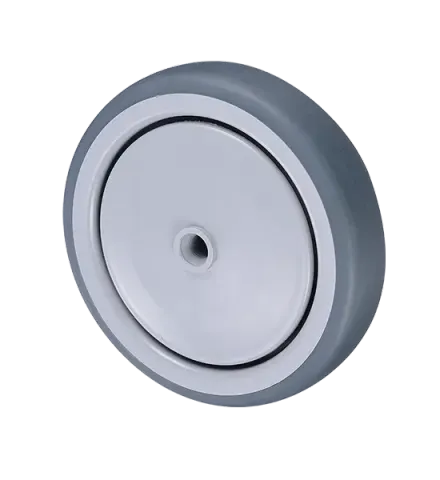 Silent TPR 6 inch Medical Fixed Caster Wheels