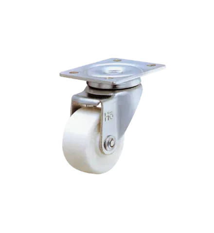 White Plastic Swivel Mini 2 inch Casters for Sofas