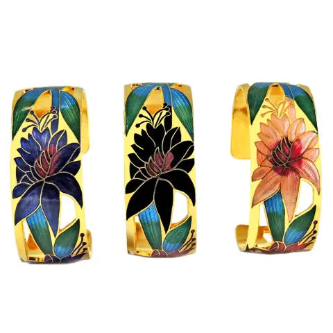 琺瑯手環，景泰藍金屬手環