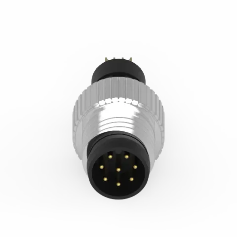 M8 公頭 8PIN 線端成型式防水連接器