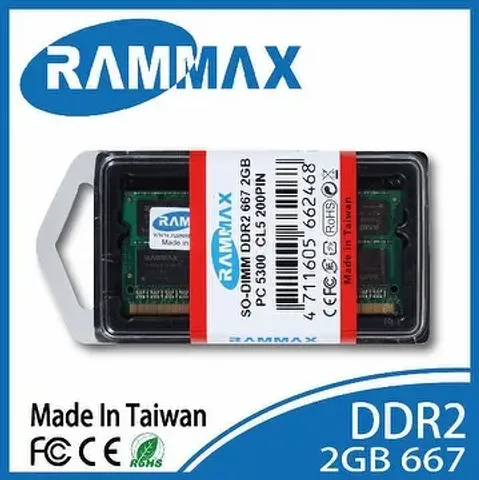 Tech Pc2 5300 Sodimm 2gb DDR2 2GB 667MHz SO DIMM PC2 5300 CL5