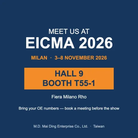 Meet M.D. at EICMA 2026 Milan - Hall 9, Booth T55-1