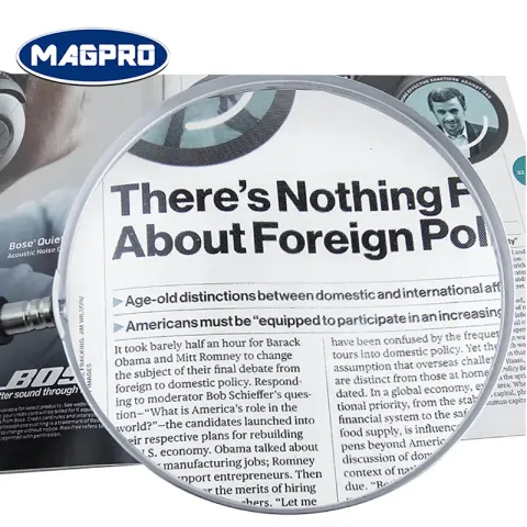 大範圍金屬框手持放大鏡