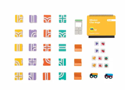 Qbi Magnetic Cubes Explorer - Preschool Plus Pack | Taiwantrade
