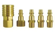 5 PCS 1/4"NPT QUICK COUPLER SET(SOLID BRASS)