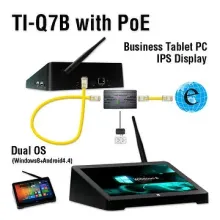 7'' PoE: Power on Ethernet