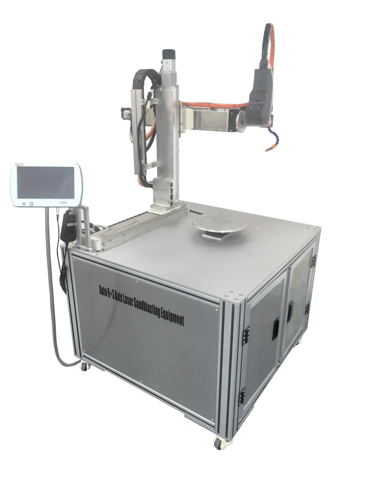 Multi-axes laser clean and marking machine
