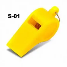 S-01 Small-sized Pea Whistle with OPP Ball, Made of ABS Plastic Material