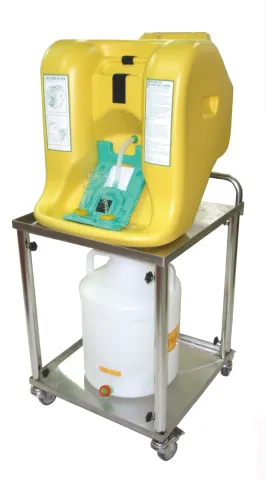 EEW-NP_非加壓自容式緊急洗眼器(含不銹鋼推車+廢液儲存桶)