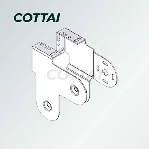 COTTAI MIT Persiana Enrollable, Bracket- Doble 38mm