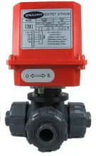 Electric actuator ball valve PVC,CPVC , jumpanny