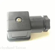 DIN43650A Black no LED