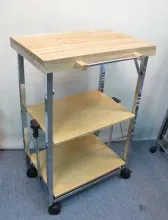 Foldable Wooden Trolley Cart