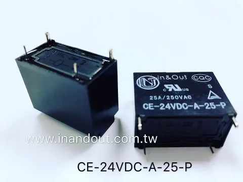 24VDC高電流功率繼電器 25安培繼電器 空調繼電器 電機切換 一點靈電子