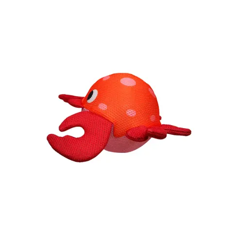 Crabe orange en maille