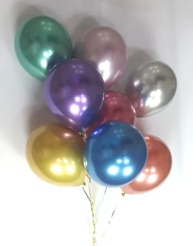 鉻金屬色 - 金屬色圓氣球 佈置氣球