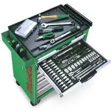 W/7-Drawer Tool Trolley - 275PCS Mechanical Tool Set