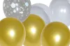 金色, 黑色, 銀色 氣球 