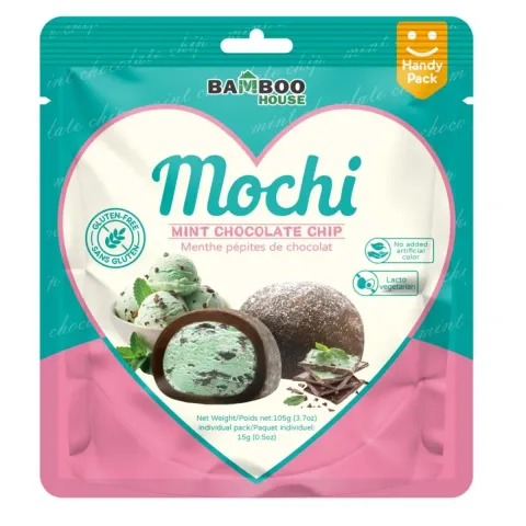 Bamboo House- Mint Chocolate Chip Flavour Mochi | Taiwantrade