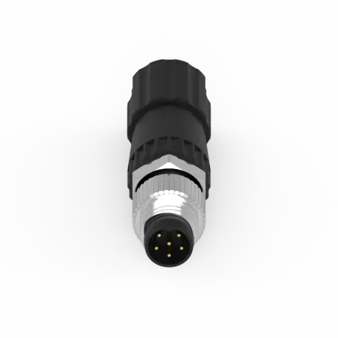 M8 公頭 6PIN 組裝式防水連接器
