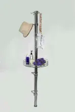 Pole system for living room