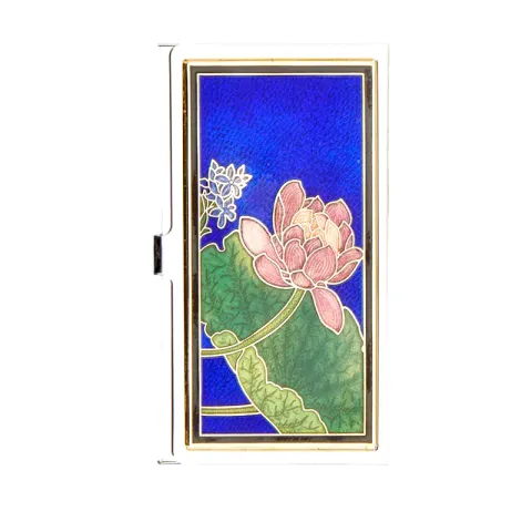 琺瑯金屬名片盒，景泰藍琺瑯名片盒