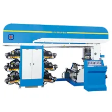 Standard Type 6 Colors Flexographic Printing Machine