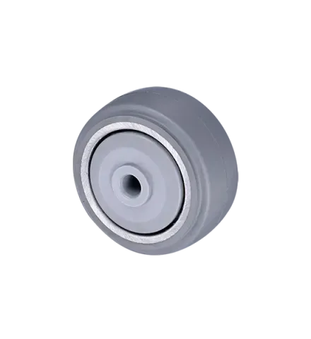 Ball Bearing Stainless Lock Braking 3" Small Rubber Wheels