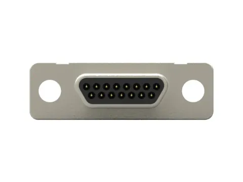 Micro D-Sub 母頭 15PIN 線端成型式連接器